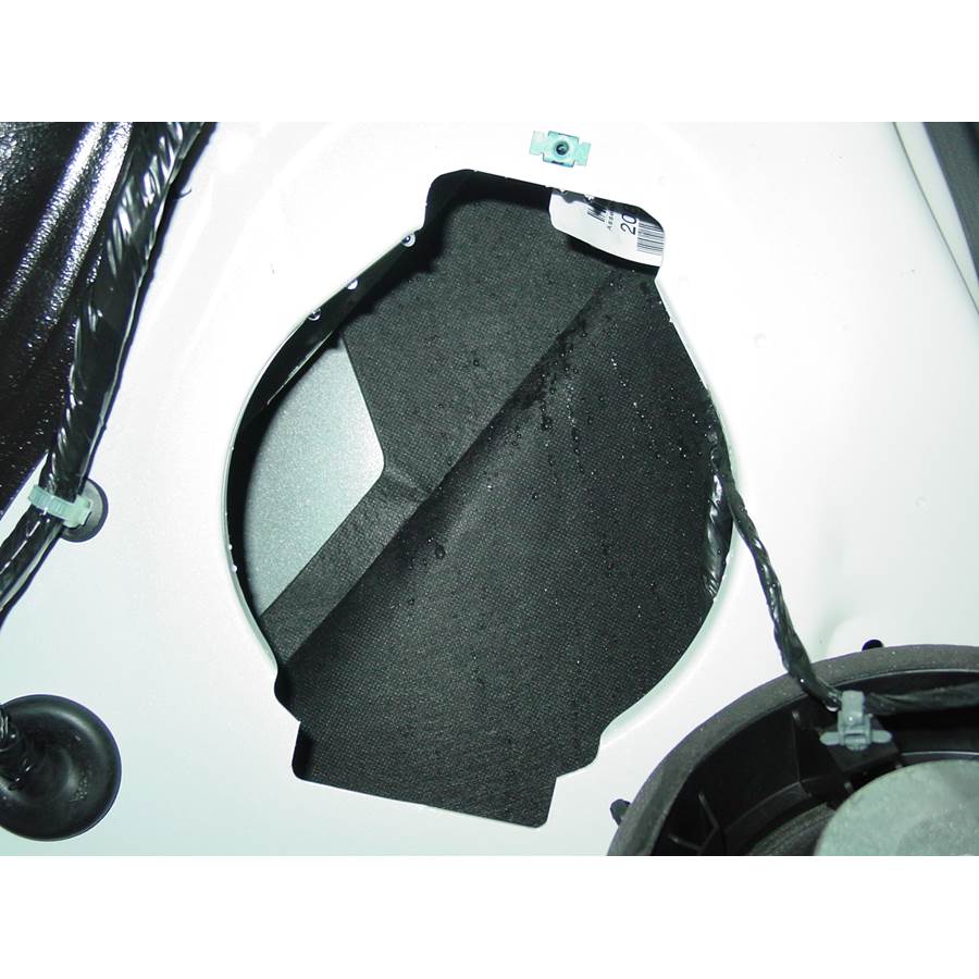2012 Buick LaCrosse Rear door speaker removed