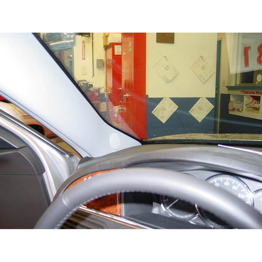 2008 Buick LaCrosse Front pillar speaker location