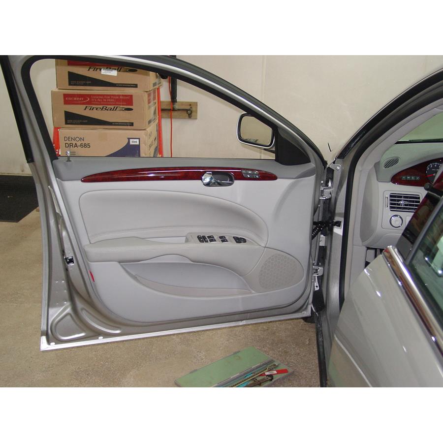 2011 Buick Lucerne Front door speaker location