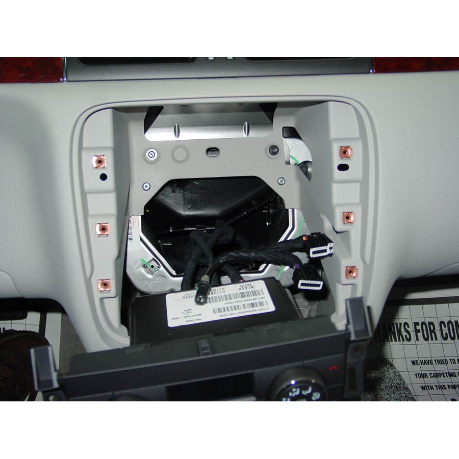 2006 Buick Lucerne Factory radio removed