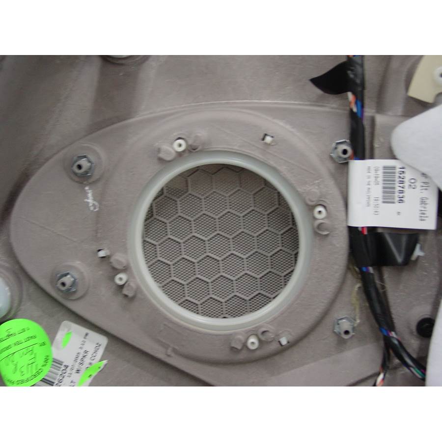 2007 Buick Lucerne Rear door speaker removed