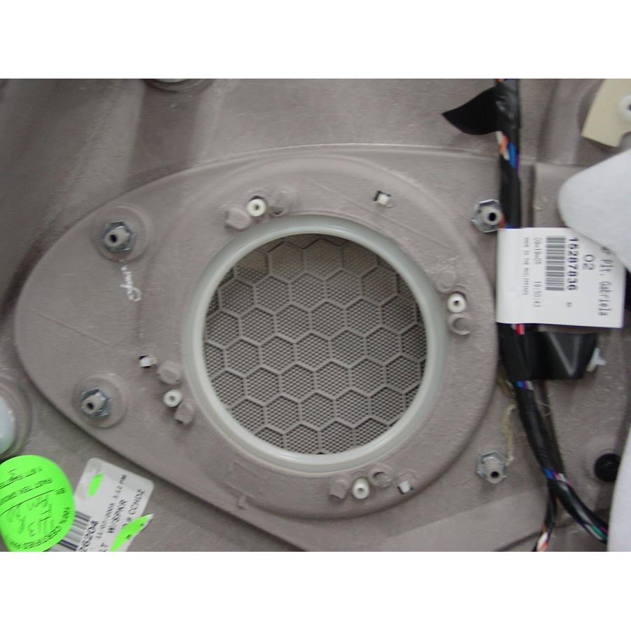 2011 Buick Lucerne Rear door speaker removed