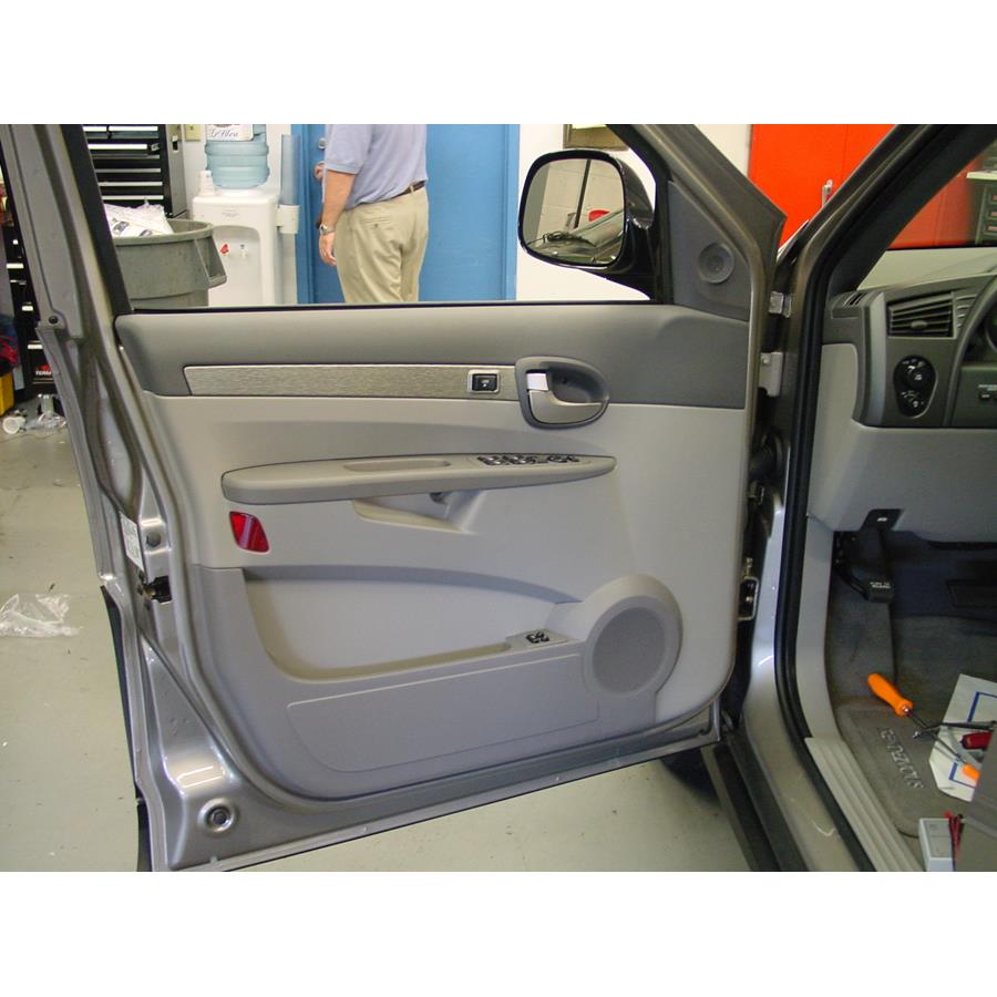 2007 Buick Rendezvous Front door speaker location