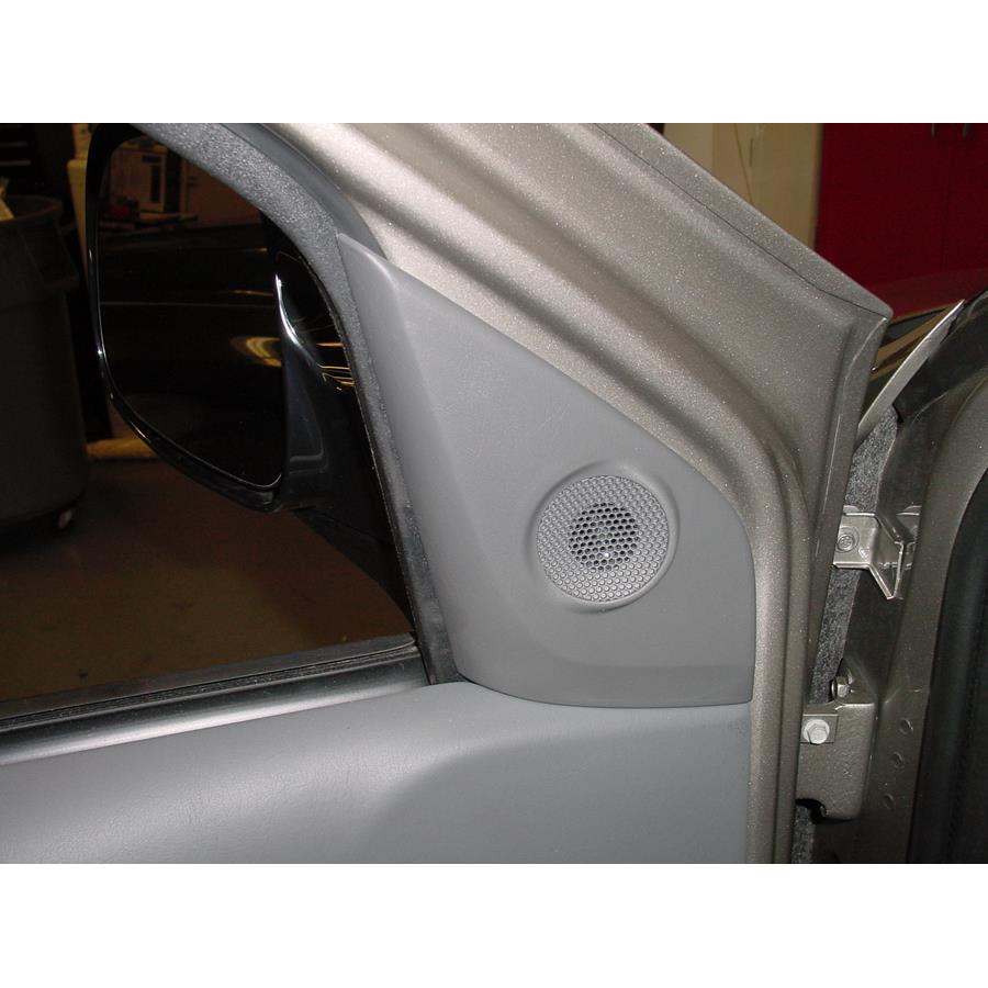 2007 Buick Rendezvous Front door tweeter location