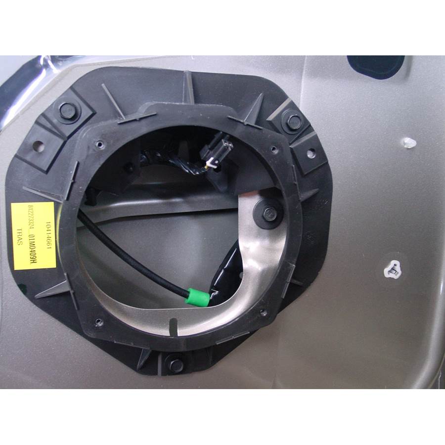2003 Buick Rendezvous Rear door speaker removed