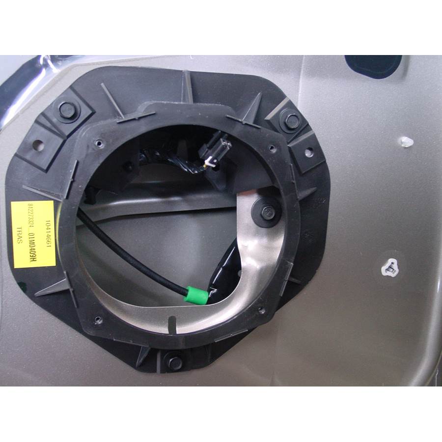 2005 Buick Rendezvous Rear door speaker removed