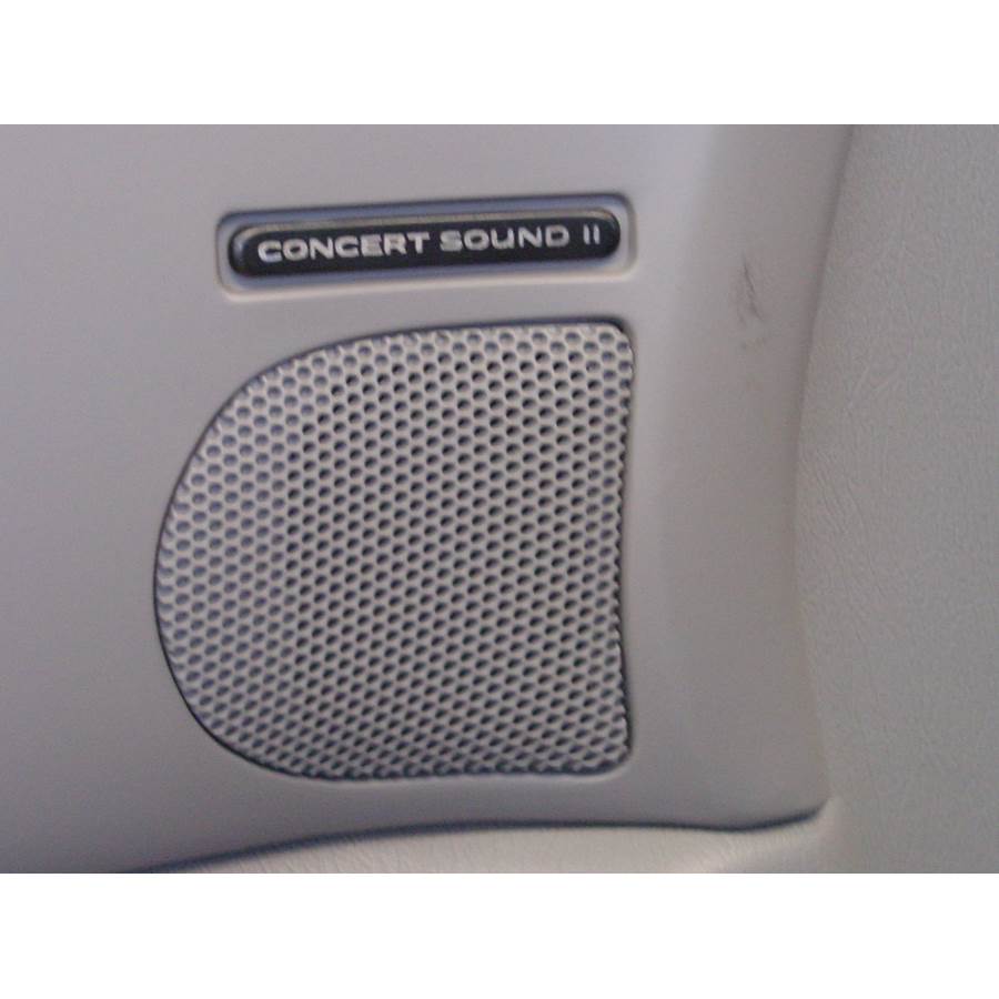 2000 Buick Century Front door tweeter location