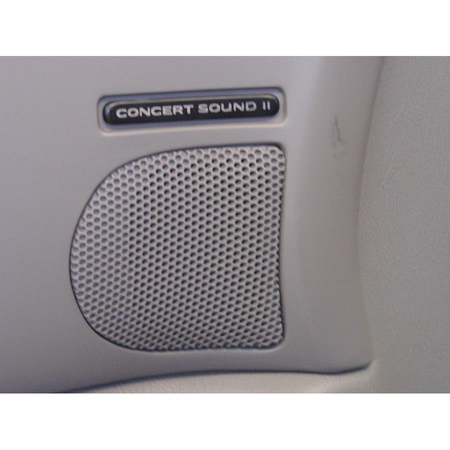 2001 Buick Century Front door tweeter location