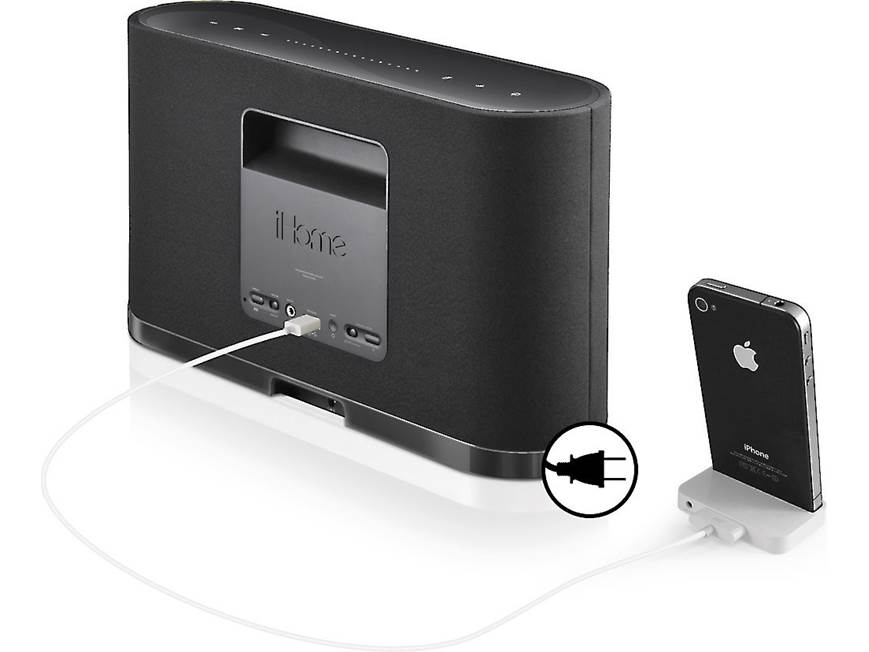 iHome iW1 Portable wireless speaker system with Apple® AirPlay® at 