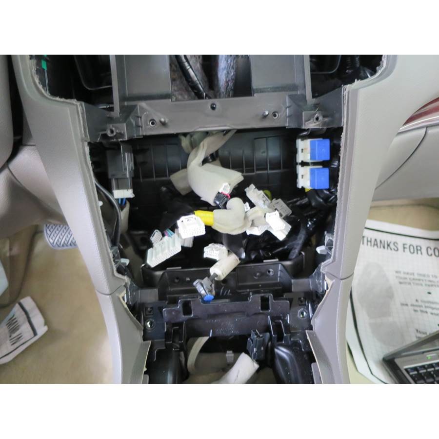 2011 Infiniti G37 Factory radio removed