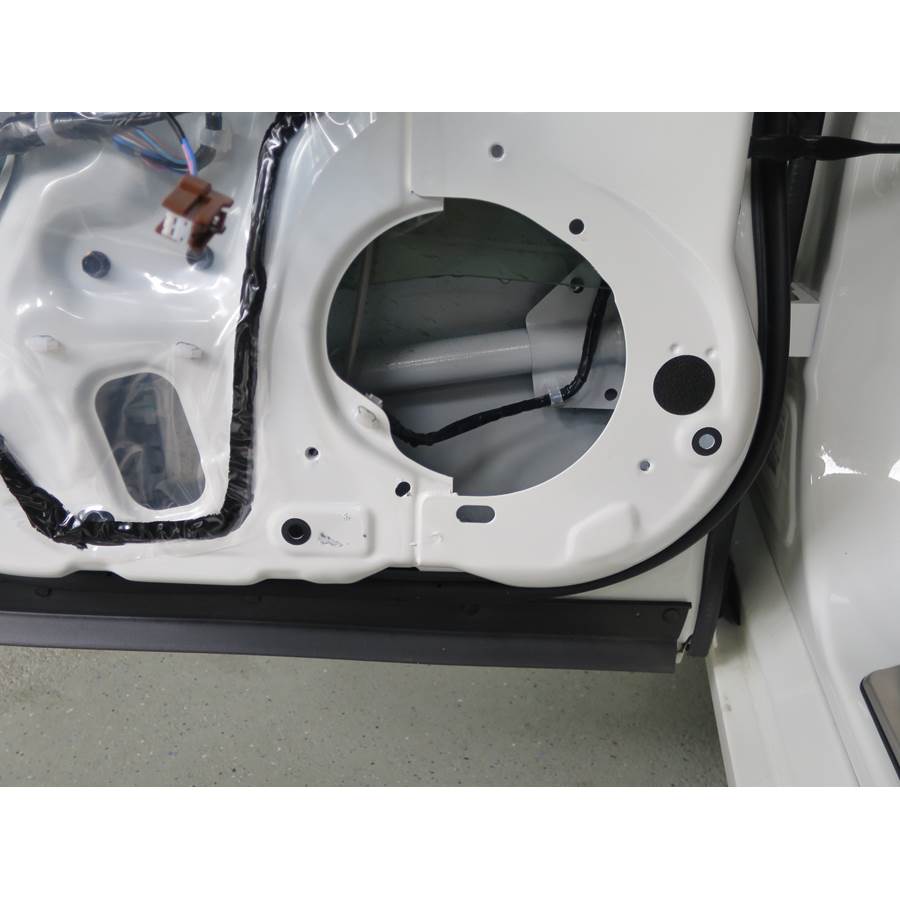 2010 Infiniti G37 Rear door speaker removed