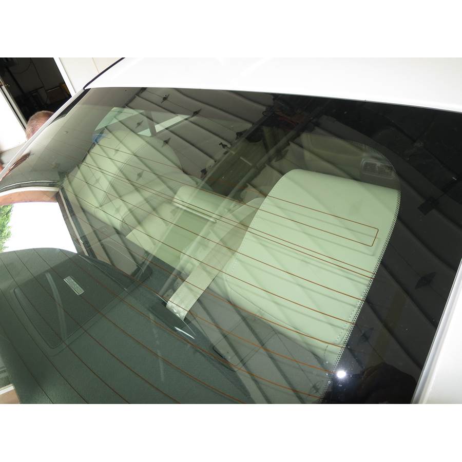 2013 Infiniti G37 Rear deck center speaker location