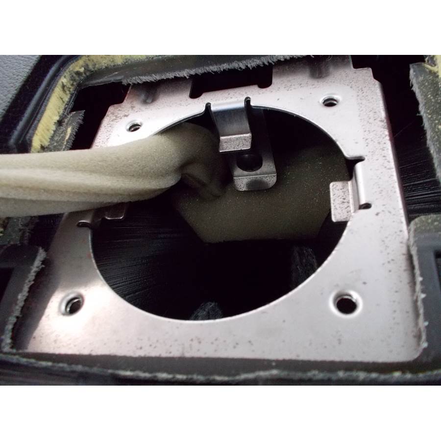 2012 Infiniti G37 Center dash speaker removed