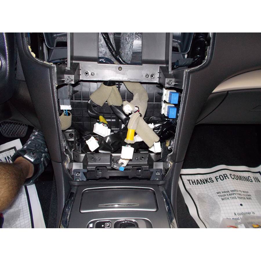 2013 Infiniti G37 Factory radio removed