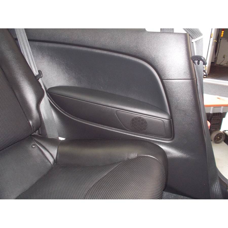 2012 Infiniti G37 Rear side panel speaker location