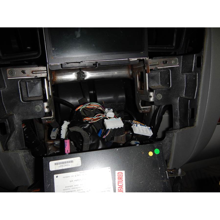 2008 Infiniti QX56 Factory radio removed