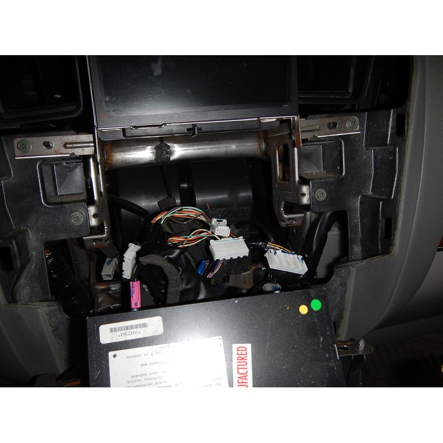 2010 Infiniti QX56 Factory radio removed