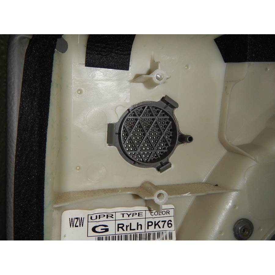 2009 Infiniti QX56 Rear door tweeter removed