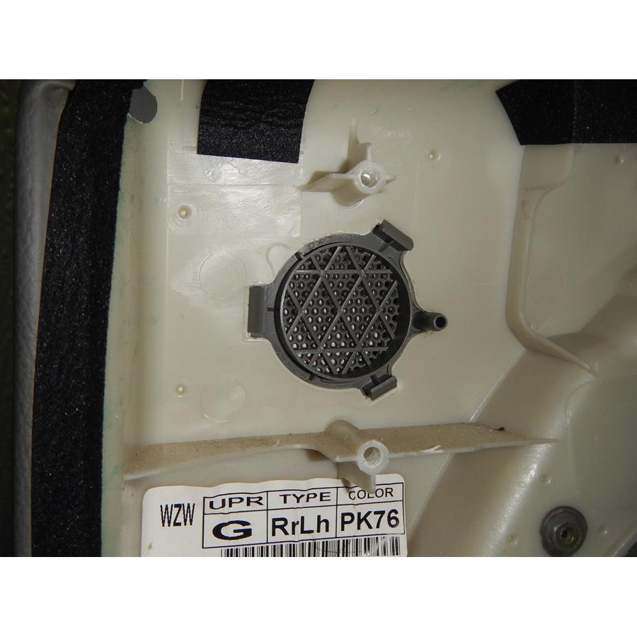2010 Infiniti QX56 Rear door tweeter removed