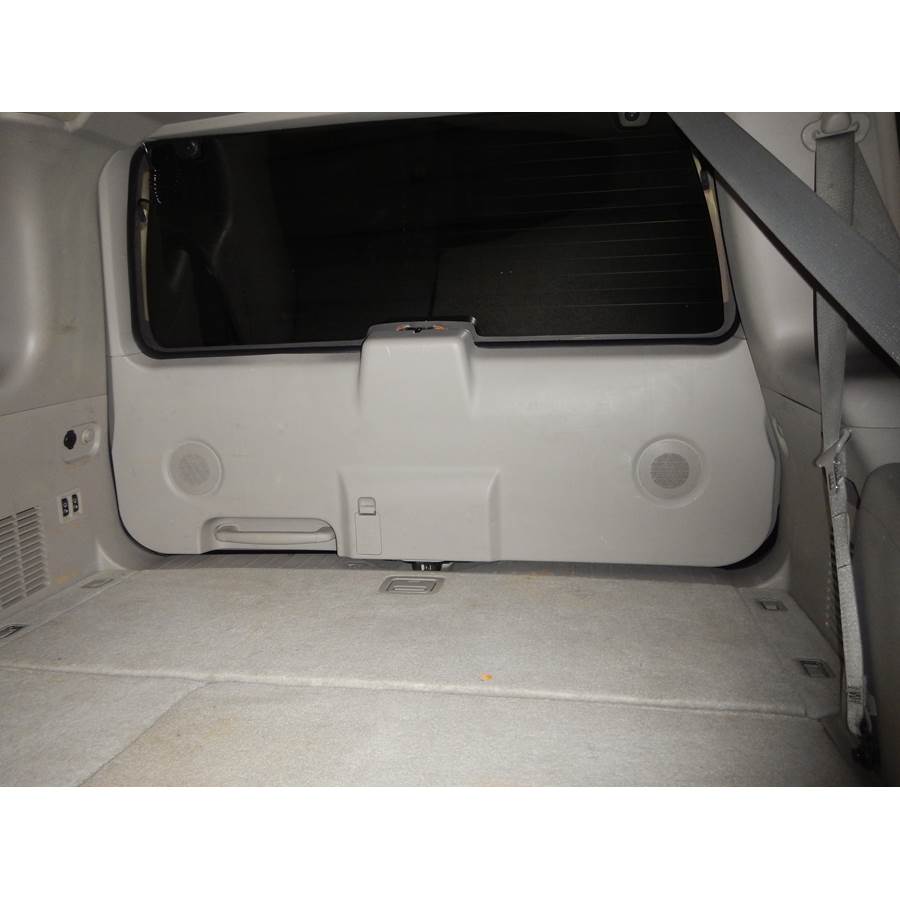 2009 Infiniti QX56 Tail door speaker location