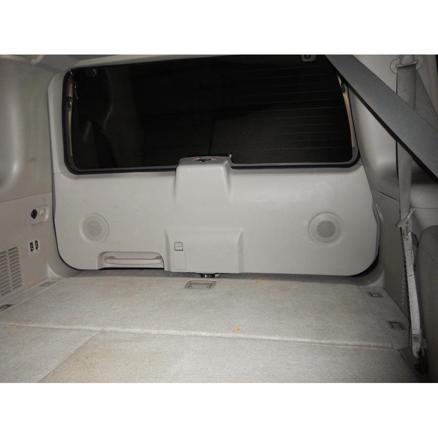 2010 Infiniti QX56 Tail door speaker location