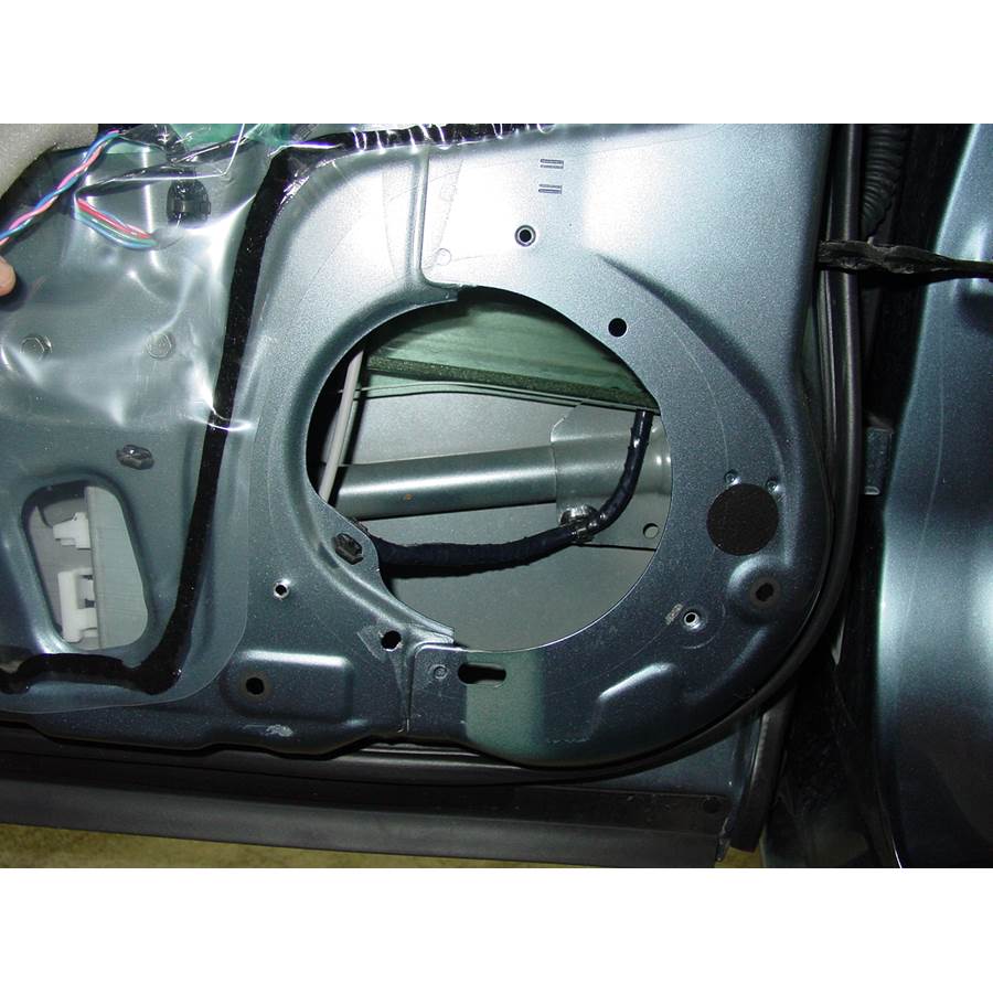 2007 Infiniti G35 Rear door speaker removed