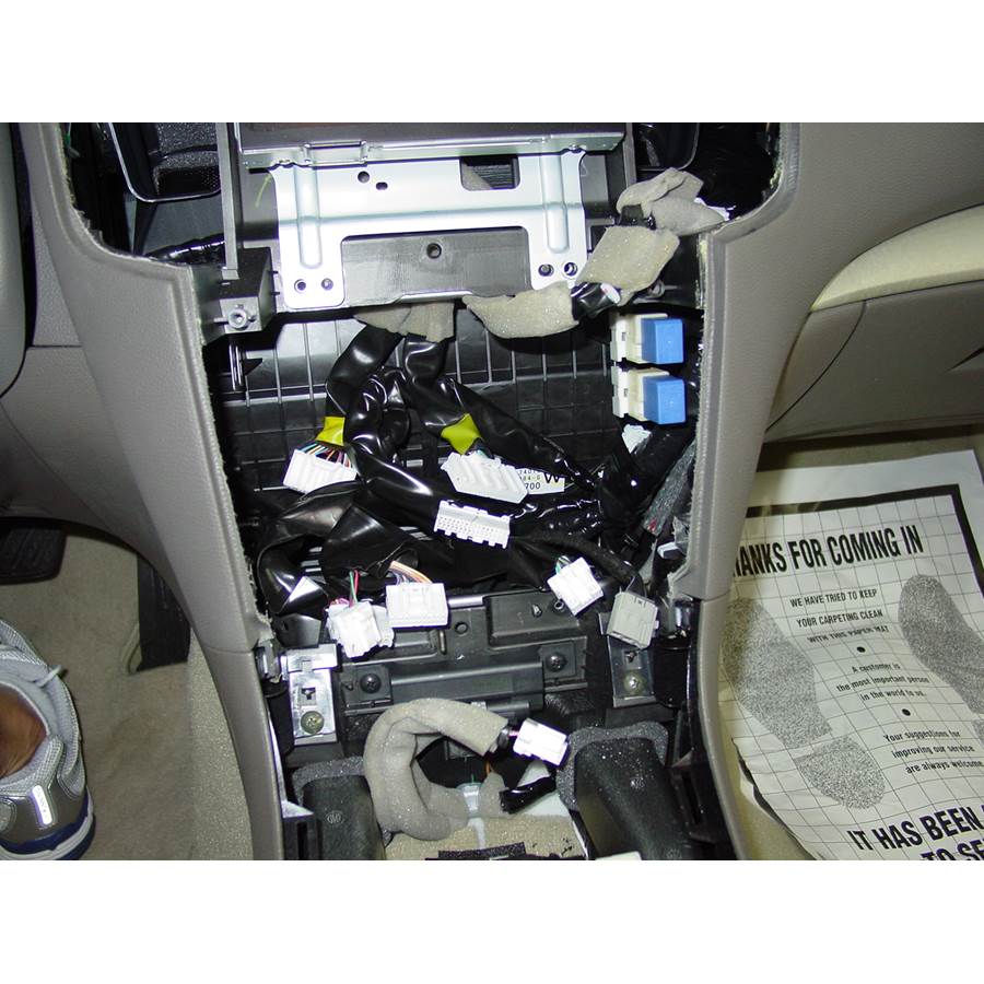 2008 Infiniti G35 Factory radio removed