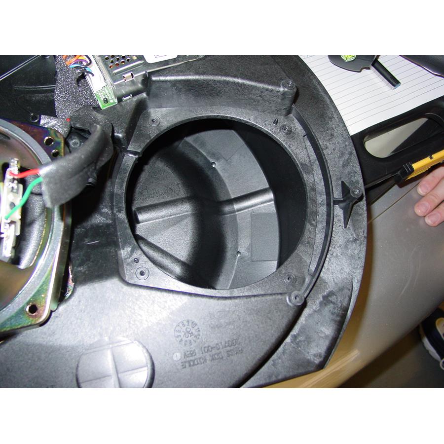 2007 Infiniti FX45 Under cargo floor speaker removed