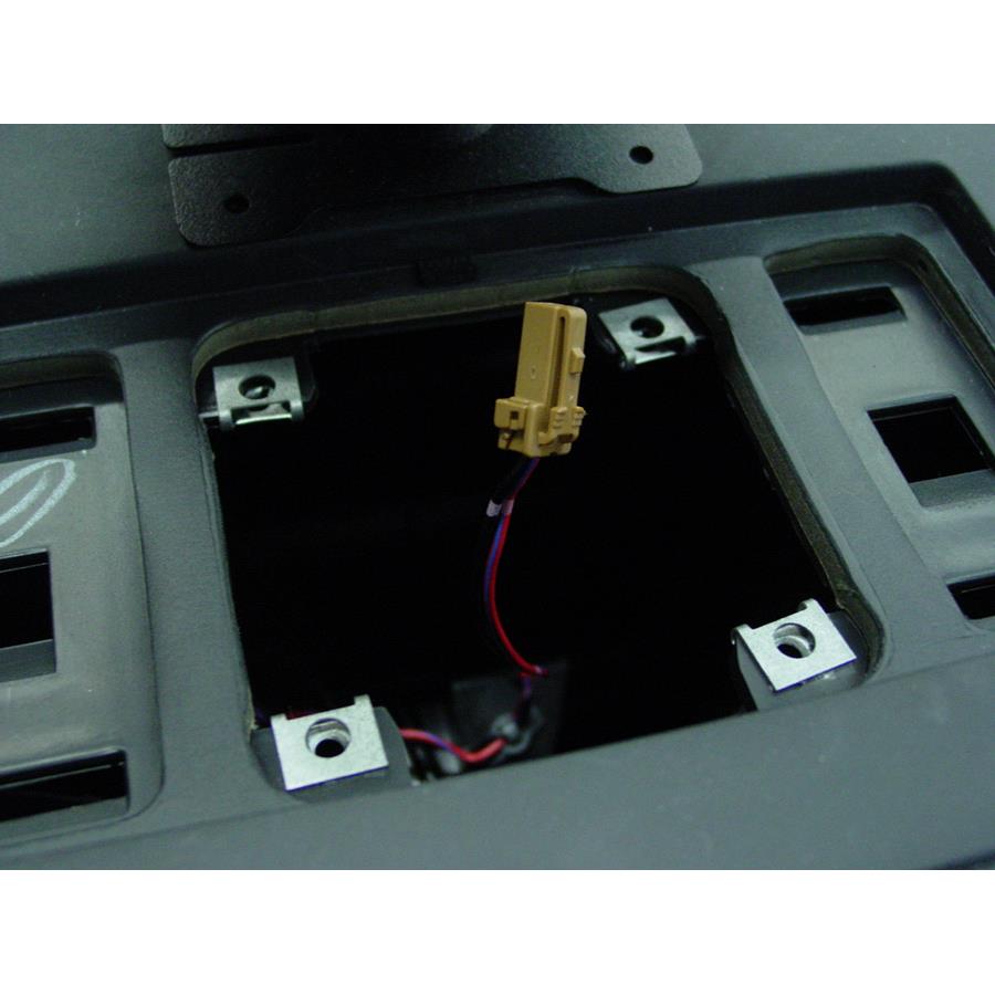 2008 Infiniti FX35 Center dash speaker removed
