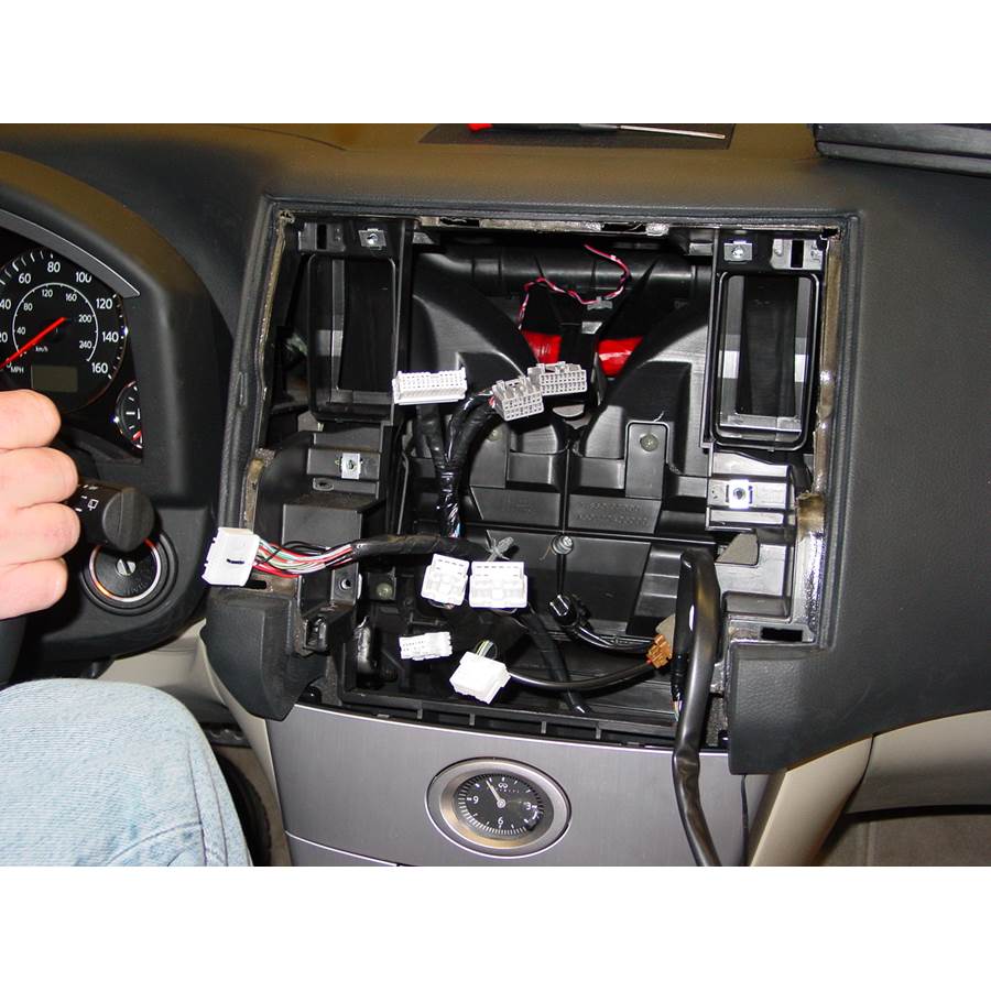 2006 Infiniti FX35 Factory radio removed