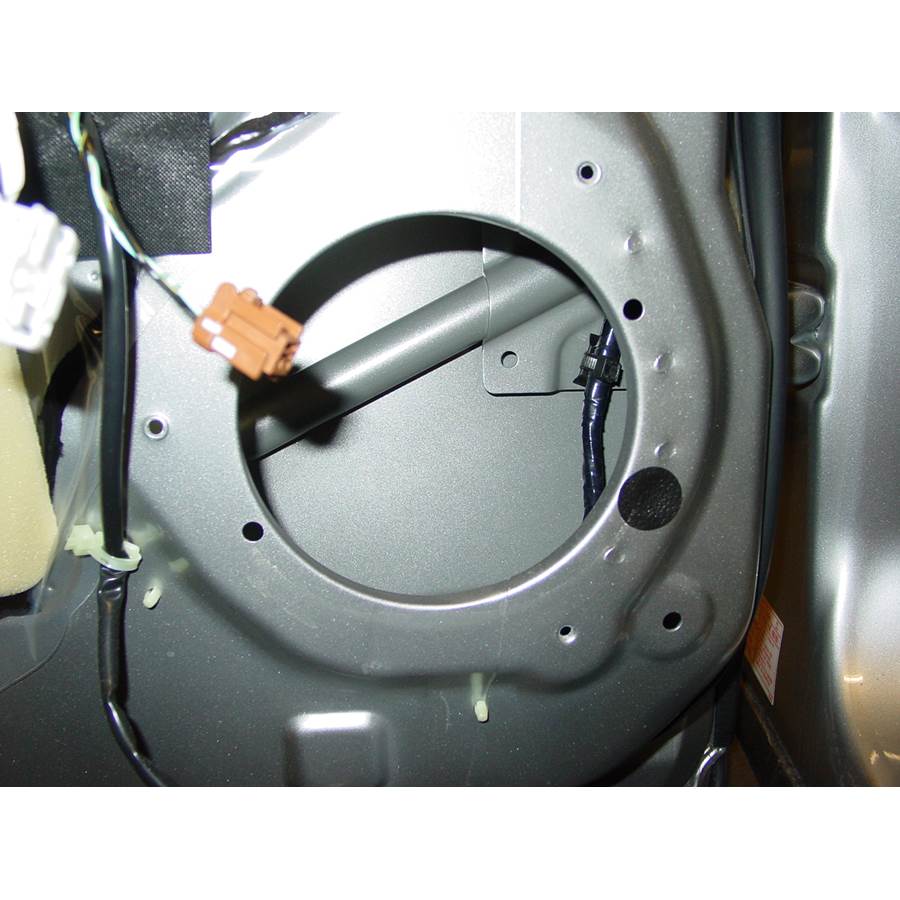 2007 Infiniti FX35 Rear door speaker removed