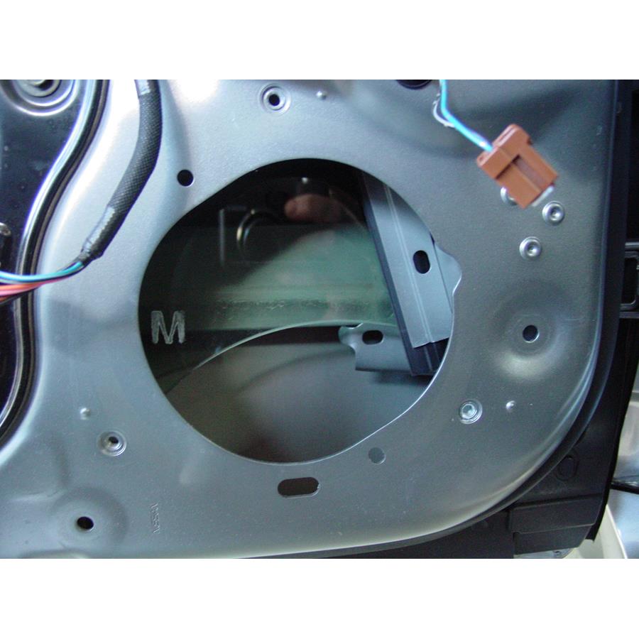 2007 Infiniti M45 Front door woofer removed