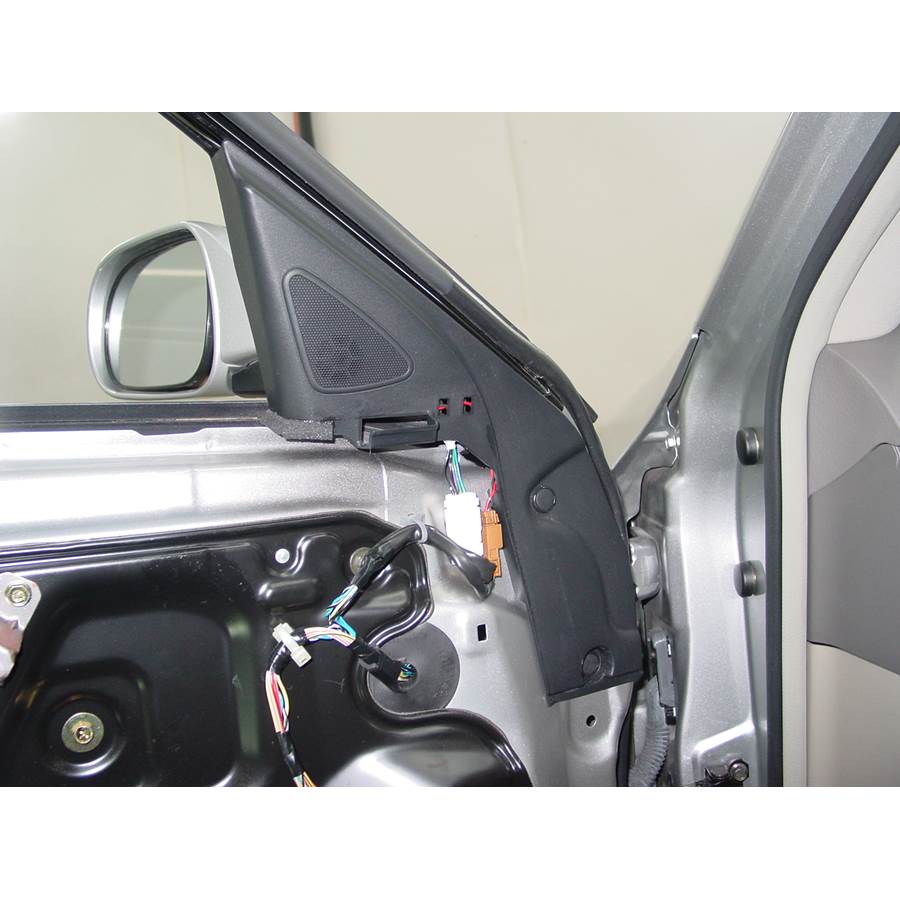 2006 Infiniti G35 Front door tweeter location