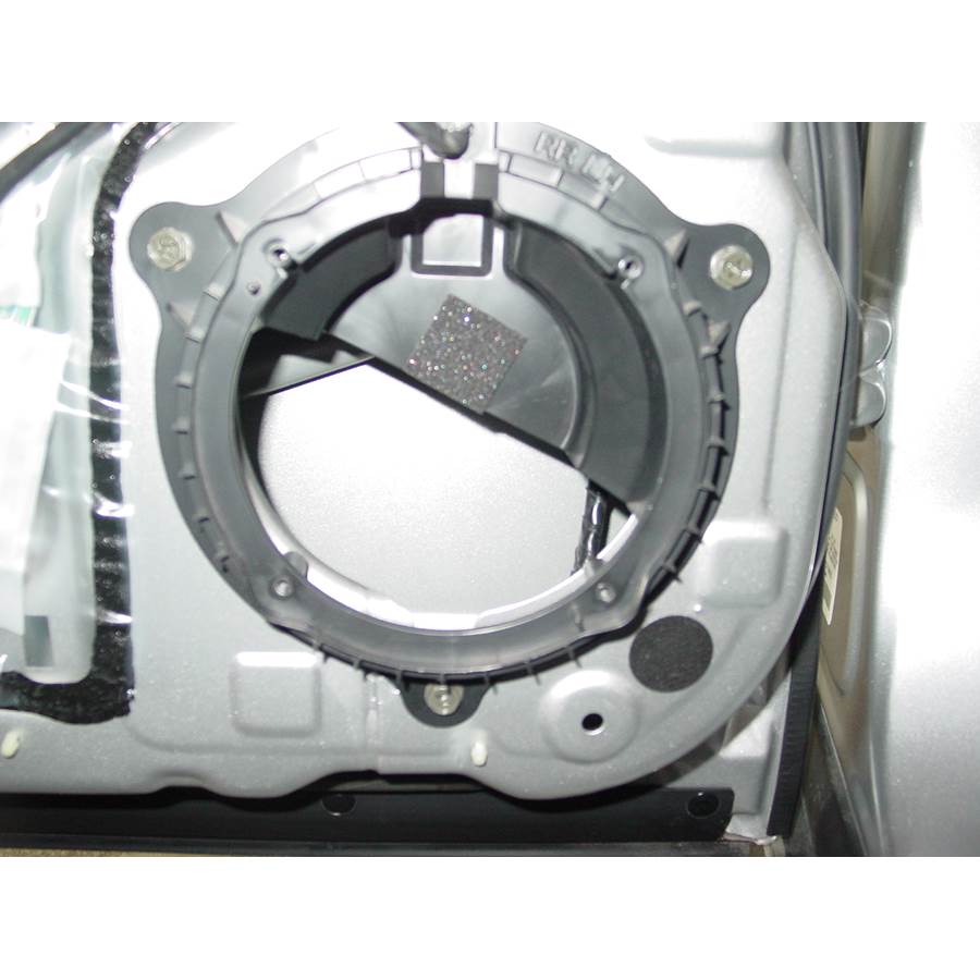 2006 Infiniti G35 Rear door speaker removed