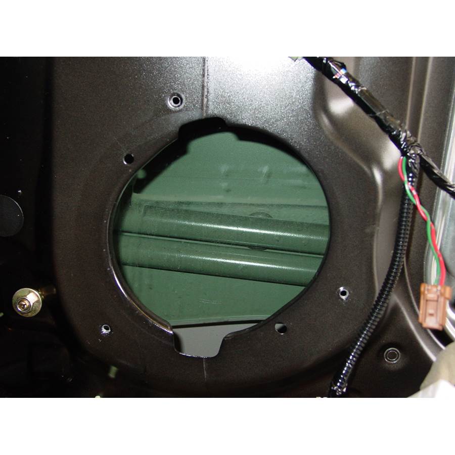 2006 Infiniti G35 Front door woofer removed