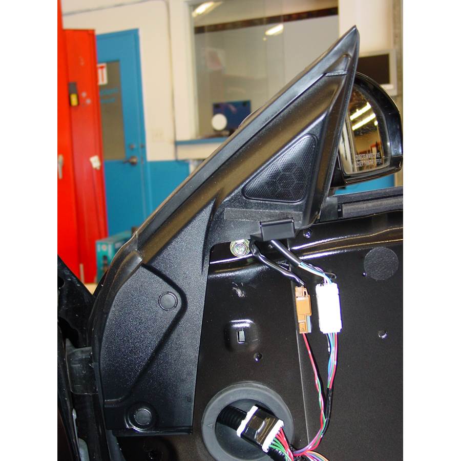 2007 Infiniti G35 Front door tweeter location