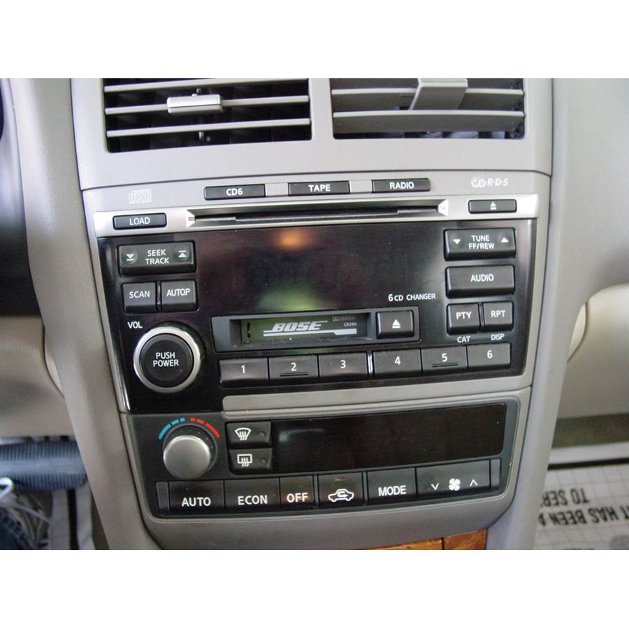 2002 Infiniti I35 Factory Radio
