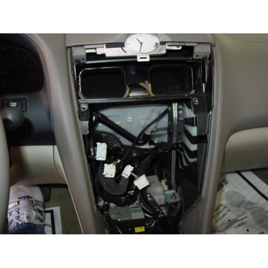 2004 Infiniti I35 Factory radio removed