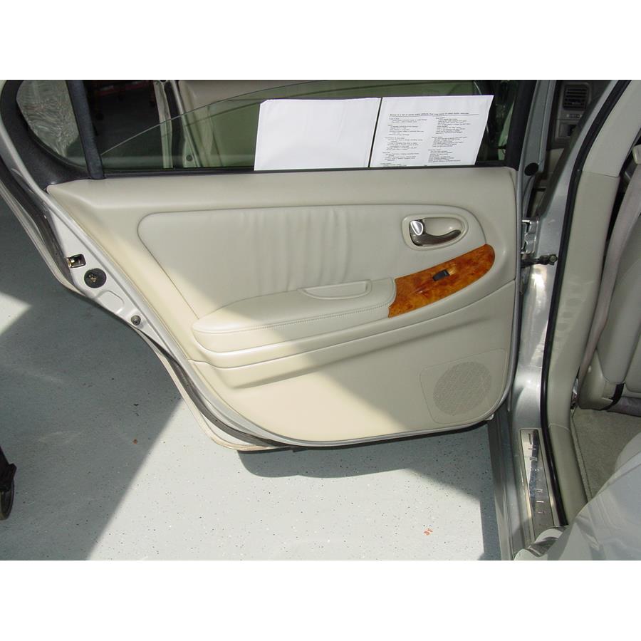 2004 Infiniti I35 Rear door speaker location