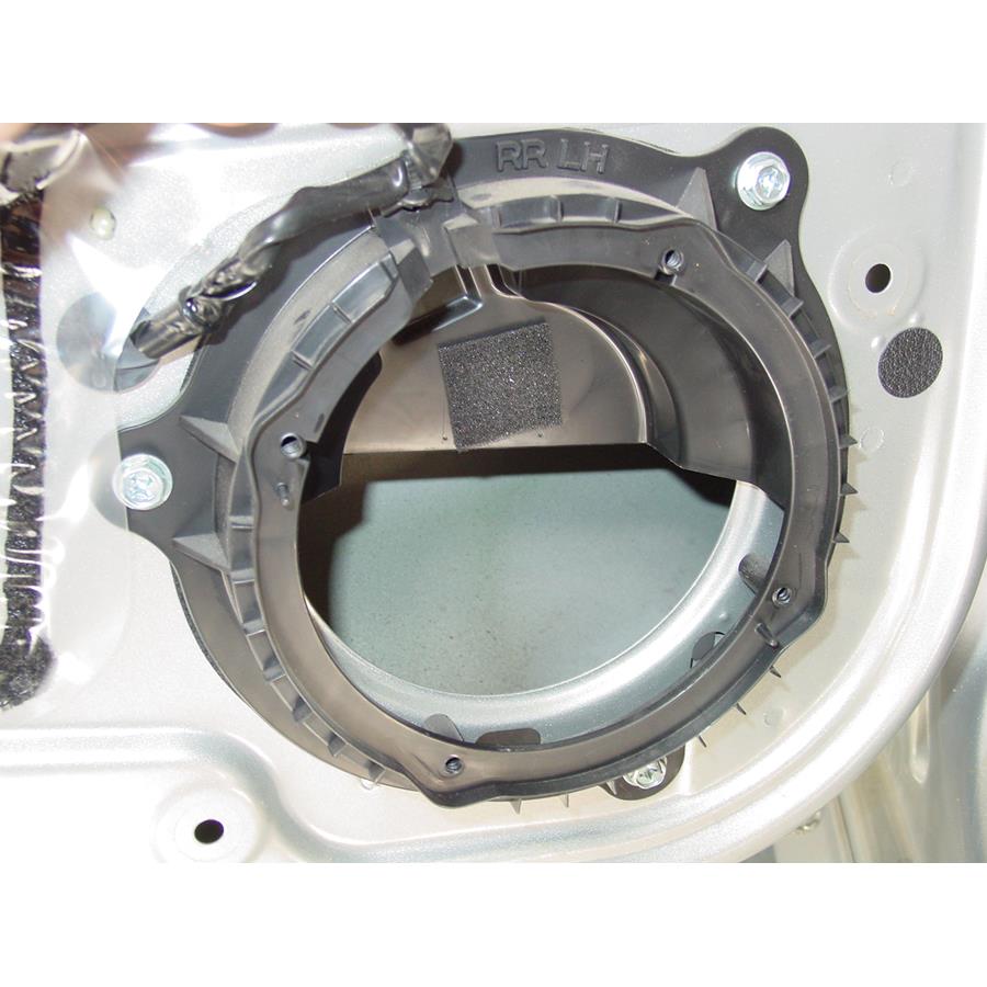 2004 Infiniti I35 Rear door speaker removed