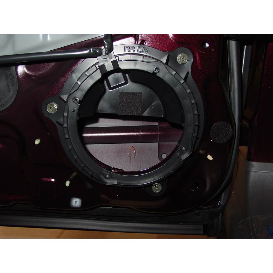2002 Infiniti Q45 Rear door speaker removed