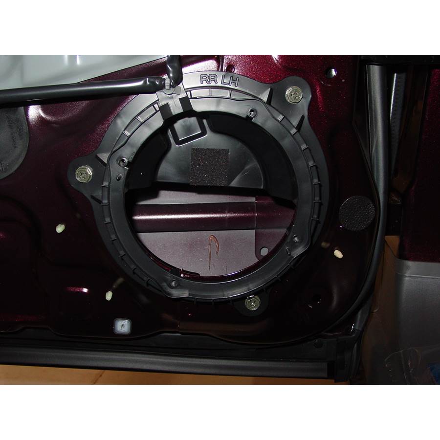2004 Infiniti Q45 Rear door speaker removed