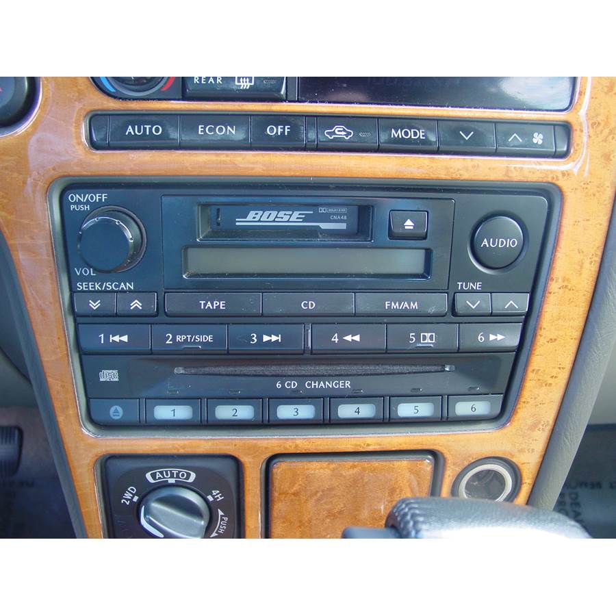 2001 Infiniti QX4 Factory Radio