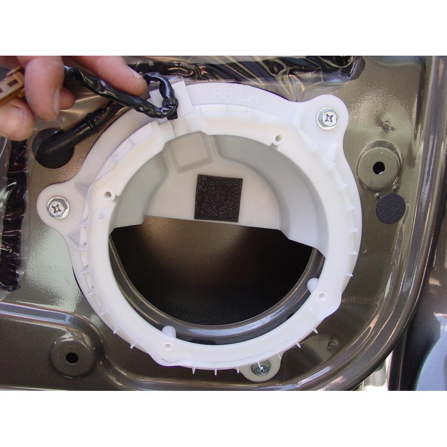 2001 Infiniti I30 Rear door speaker removed