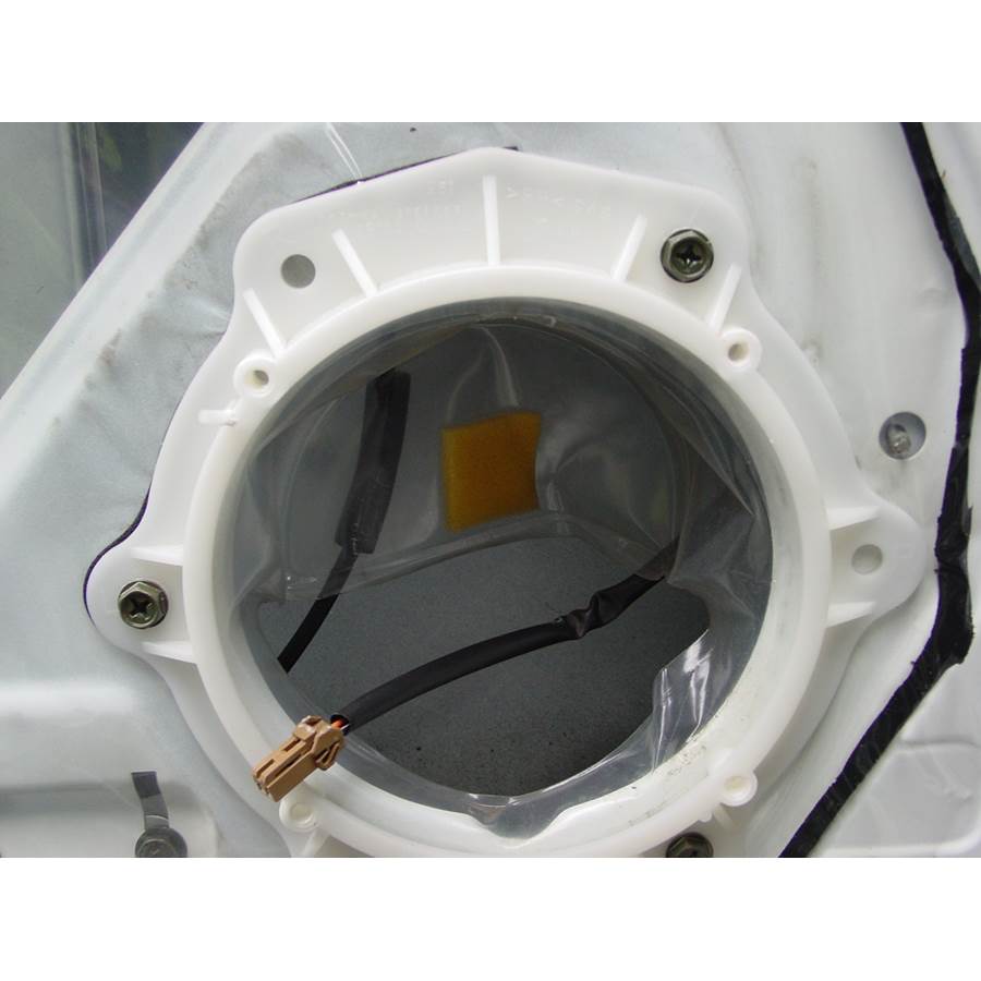 1997 Infiniti QX4 Rear door speaker removed