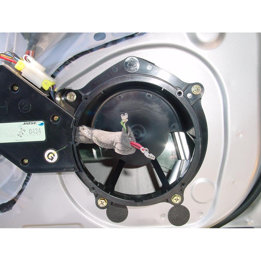 1999 Infiniti I30 Front door woofer removed