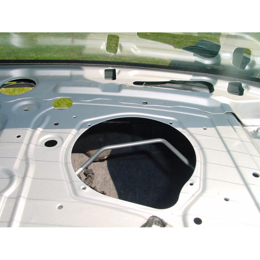 1999 Infiniti I30 Rear deck speaker removed