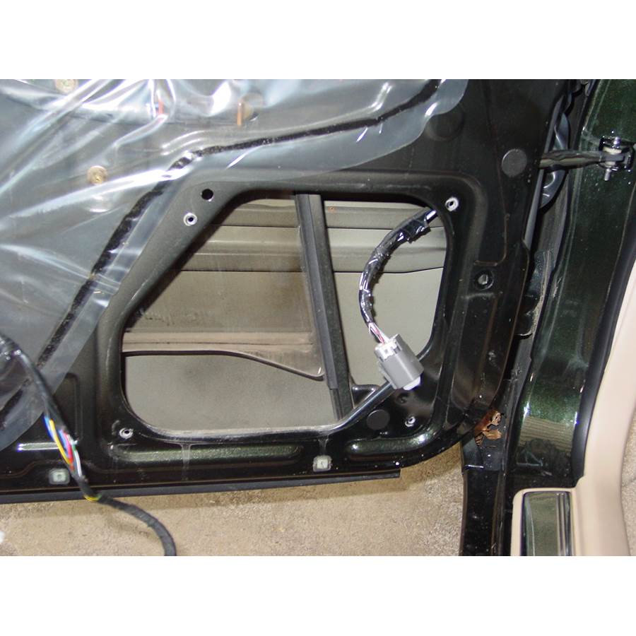 1994 Infiniti J30 Front speaker removed