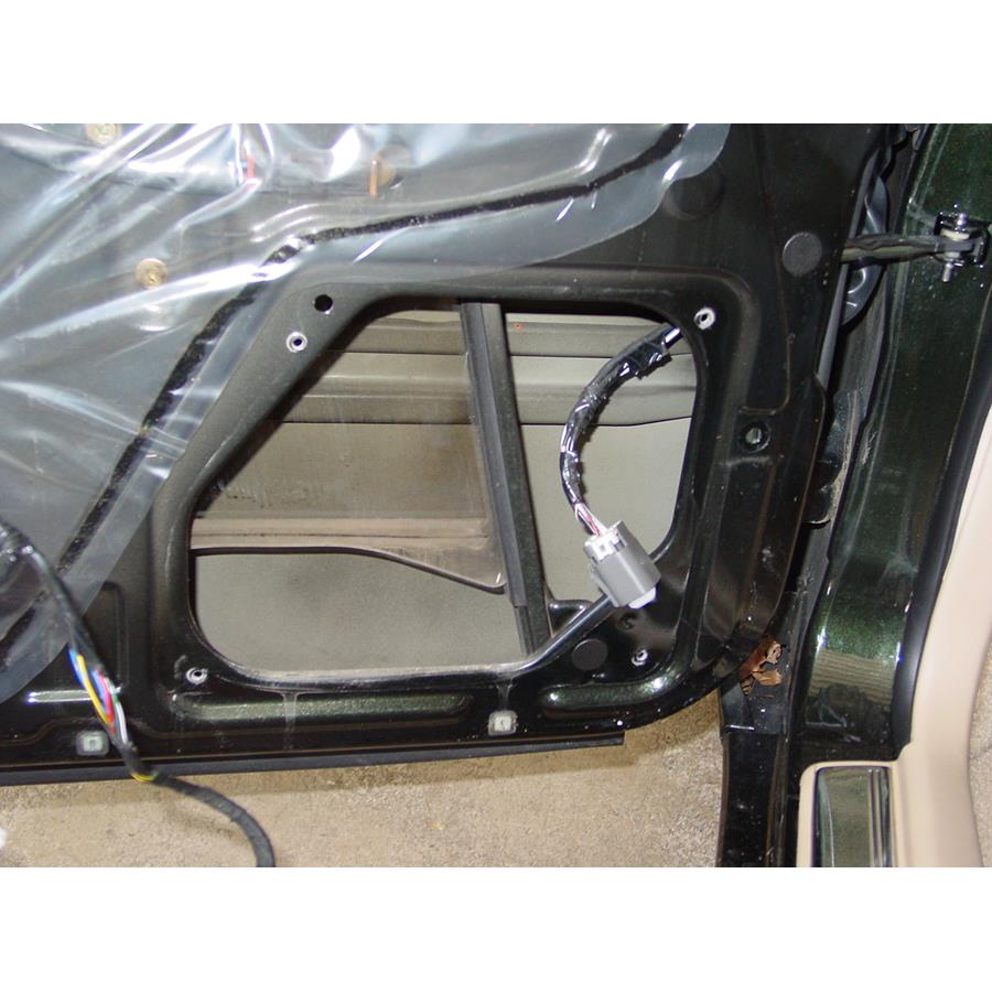 1997 Infiniti J30 Front speaker removed