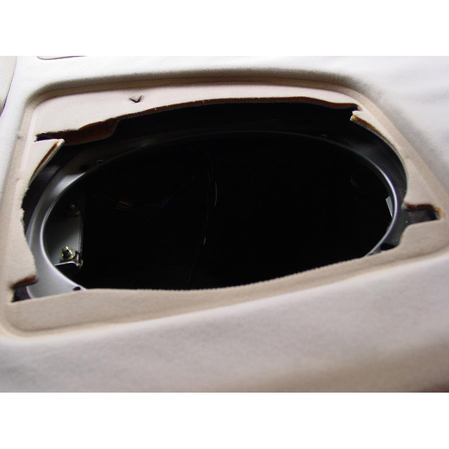 1997 Infiniti J30 Rear deck speaker removed